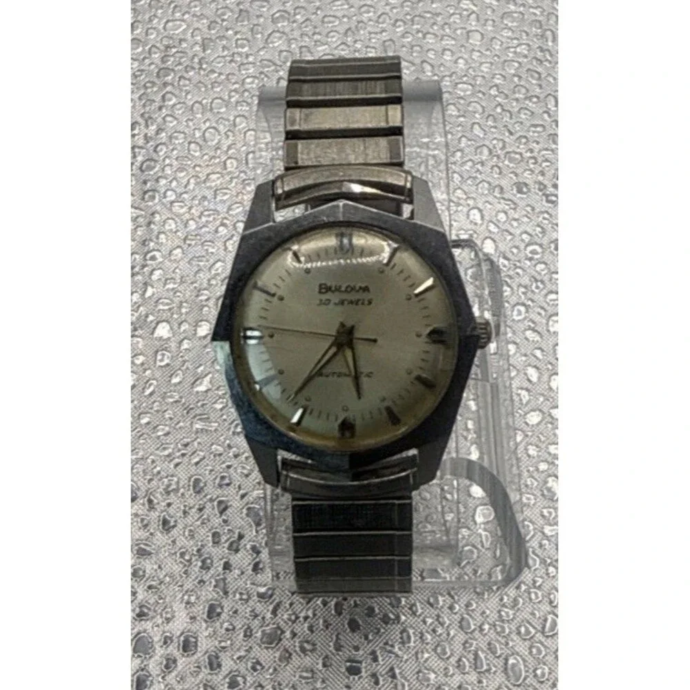 Vintage Bulova 30 Jewel Automatic Octagonal Shape self winding men’s watch Read*